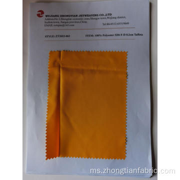 100% poliester 320T FD 0.2cm Taffeta